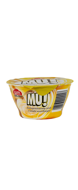 MU! Vanilla homogenized cheese